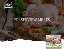 Tablet Screenshot of fraserviewmeats.com